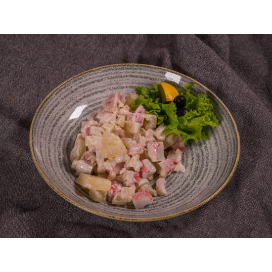 Malibu salad (shrimps, crab sticks, pineapple) 200g