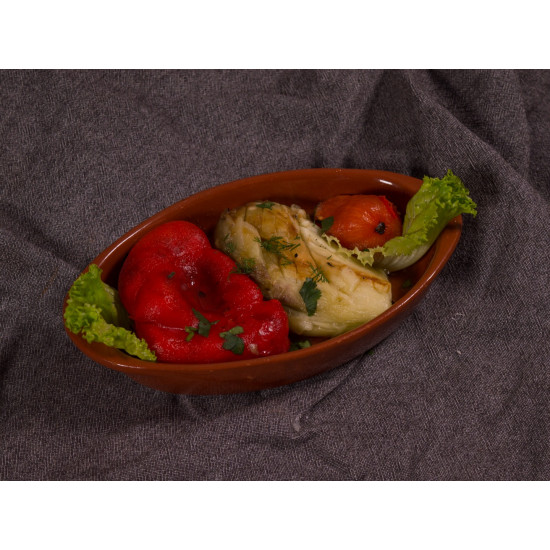 Grilled vegetables 1pc (tomato, paprika, eggplant)