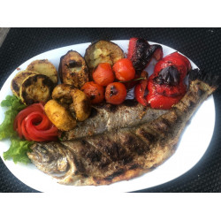 Fish kebab (trout)